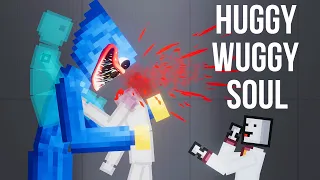 I made Huggy Wuggy from Human Souls [Experiment 1-0-0-6] - People Playground 1.22