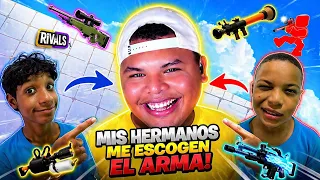JUGANDO RIVALS , MIS HERMANOS ESCOGEN LAS ARMAS 😱