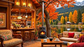 Warm Morning Jazz 🍂 Cozy Autumn Coffee Shop Ambience & Smooth Jazz Instrumental Music to Relax, Work
