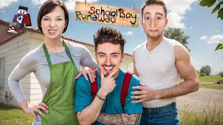 СБЕГАЮ ОТ ЗЛЫХ РОДИТЕЛЕЙ В SCHOOLBOY RUNAAWAY В МАЙНКРАФТ!