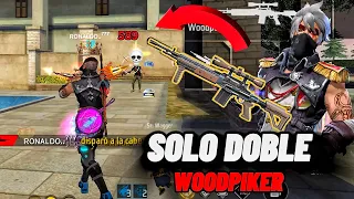 SOLO PUEDO USAR LA WOODPIKER PARA GANAR ESTA PARTIDA EN FREE FIRE | soyronaldoF