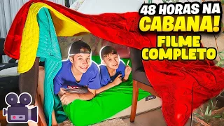48 Horas na CABANA Dentro de CASA 🎥 Filme Completo 🎥