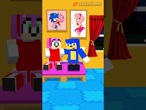AMY ROSE TIENE UNA PESADILLA Y SONIC LA AYUDA 😱 #sonic #amyrose #shorts
