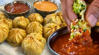 अब हरबार इसी तरहसे मोमोज बनाओगे, बेस्ट रिज़ल्ट, Veg Momos Recipe with Momos Chutney, Easy Momo Recipe