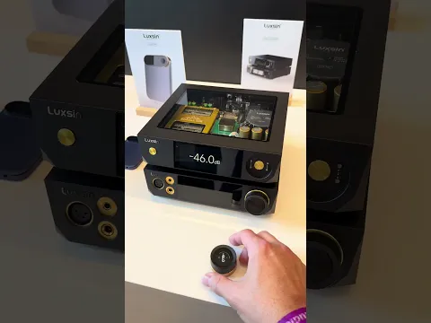 Funky volume remote on the Luxsin. Bluetooth and can do 7-8 meters. 🔊🎶 #audiophile #loudspeaker