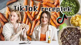 TikTok RECEPTEK 4. RÉSZ: green goddess saláta és tészta chips?!