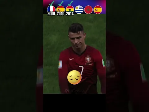 Ronaldo's Last 6 World Cup Exits 💔