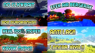 AKHIRNYA RILIS!! 5 Shaders Render Dragon MCPE 1.20 Realistis Anti Lag Support RAM 1/2 GB