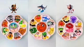 Italian Brainrot Collection 03｜Mixing Color｜Satisfying Relaxing | Paint| ASMR Art