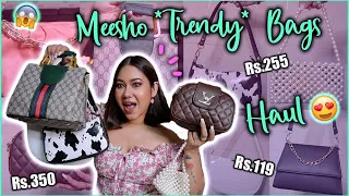 *MEESHO BAGS HAUL* Best Bags Starts ₹119 | Trendy Sling Bags, Purse, Clutch & More | ThatQuirkyMiss