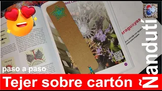 Tejer Ñanduti  sobre Cartón — Técnica Fácil, Creativa y Sorprendente