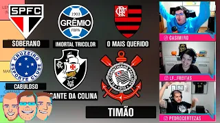 QUAL TIME TEM O MELHOR E O PIOR APELIDO DO BRASIL? O CLIMA ESQUENTOU! - CORTES TNT SPORTS