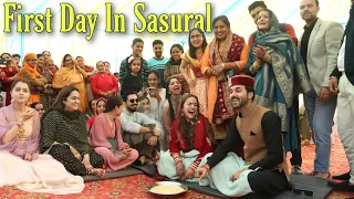 First Day In My Sasural || Himachali Dhaam || Jyotika and Rajat