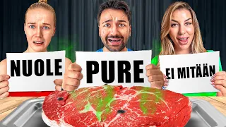 PURE, NUOLE tai EI MITÄÄN *HAASTE* ft. @DeryaDincer1