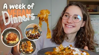 (Werbung) WHAT I COOK IN A SCHOOL WEEK 👩‍🍳 healthy & vegan 🌱😋