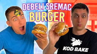 KOD BAKE I DEBELI SREMAC (HUGESTAFF) su napravili burger!? Da li valja?