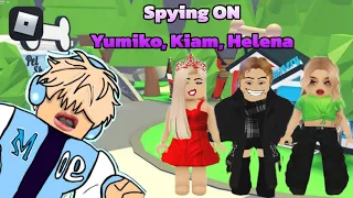 Spying On YUMIKO AND KIAM In ADOPT ME!