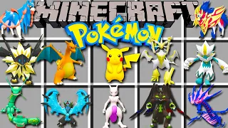 Minecraft POKEMON MOD! (New Legendaries, Shinies, Bosses, Mega Evolutions, Eggs)@MooseCraft