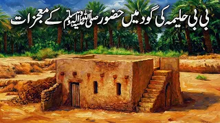 Bi Bi Haleema Sadia ki Goad mein Hazoor SAW kay moojizat | Seerat un Nabi ﷺ
