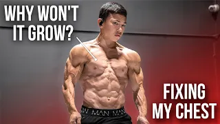 Fixing My Terrible Chest! || Chest & Biceps W/ Tristyn Lee