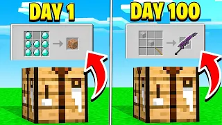 I Survived 100 Days In A Minecraft Scramble Craft (Here's What Happened)