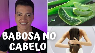 BABOSA NO CABELO …… COMO HIDRATAR OS FIOS COM ALOE VERA EM CASA