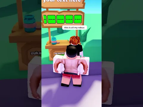 I'm richer than you.. 💀💀 #shorts #roblox #plsdonate