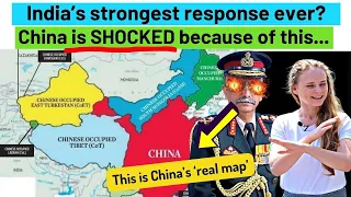 India's sweet R€VENGE? INDIANS publish the 'REAL MAP' of CHINA | China's response? Karolina Goswami