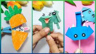 Fun Game Paper Craft Easy Making Tutorial step by step| School project craft |DIY origami paper game