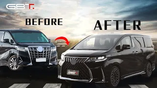 GBT 2021 upgrade body kit for Toyota Alphard LM Model