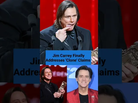 Jim Carrey Finally Address Clone Claims After His Unrecognizable look At César Awards  #jimcarrey