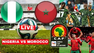 Nigeria vs Morocco 0-0 (2-4 Penalties Live Africa Nation Cup AFCON Football Match Score Super Eagles