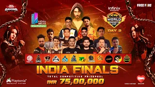 [HINDI] FreeFire World Esports Cup | India Finals Day 2| #WEC @infinixindia