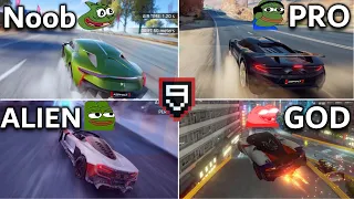 ASPHALT LEGENDS - NOOB VS PRO VS ALIEN VS GOD PT - 13