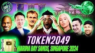 🇸🇬 [4K] MARINA BAY SANDS, SINGAPORE - 2024: TOKEN2049 | PROFESSOR CRYPTO WINS BEST CONTENT CREATOR