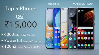 Top 5 Best Gaming Phone Under 15000 in 2024 | 8GB + 128GB | Best Gaming Smartphone Under 15k