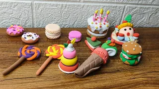 DY 😱😱How to make 🤔🤔miniature 👩‍🍳realistic food set with super Clay/polimer Clay #viralvideo#cu2024