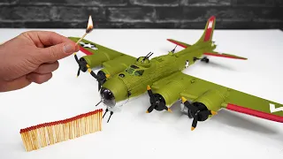 Match Chain Reaction -EPIC B-17 Air Battle- Amazing Fire Domino