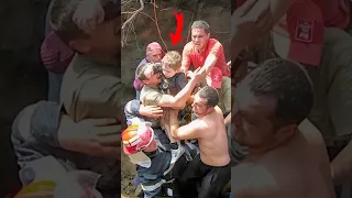 مراهق عمره 14 عاماً ينقذ طفلاً عالقاً في بئر بعمق 15 متر!!