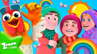 There Are Four Seasons | Four Seasons Songs | Zenon`s Farm 🌈 Kids Songs