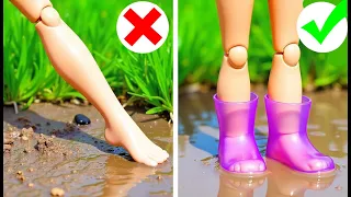 ¡No pises ahí! Las mejores manualidades y trucos con muñecas || Transformación mágica
