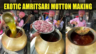 EXOTIC Mutton Making at Bubby Fish and Chicken Corner in Amritsar | Indian Street Food