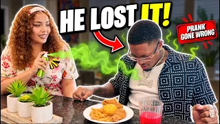 I Can't Believe He Reacted Like This To My Fart Spray Prank.. 😳