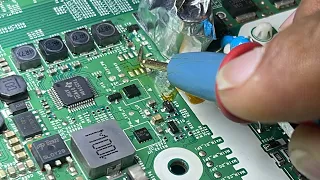 Reparación televisor Samsung de 55 pulgadas solo pantalla azul