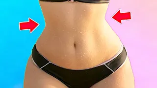 5 EXERCÍCIOS FÁCEIS para AFINAR CINTURA e AUMENTAR QUADRIL [Treino Em Casa] Cintura Fina Já!