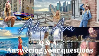Q & A | Answering your questions | 30k subscribers | adia_ava