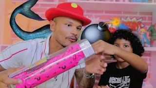 ABRIMOS A CÁPSULA MISTERIOSA E OLHA NO QUE DEU!!! ( Barbie Color Reveal Sereia )