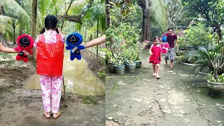 Bắt chước trò chơi con mực SQUID GAME 💖 Tách kẹo đường 💛 Muội Vlog Tập 141 💙