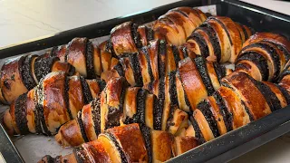 الرغولاخ (Rugelach) باختصار اغلقت ملف المعجنات بالوصفة هاي اللي بيطبقها وعد راح يعتمدها لكل الحياة
