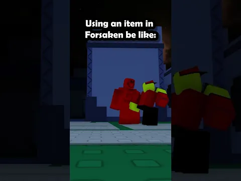 bro just waited for it... 💀😂 #roblox #forsaken #shorts